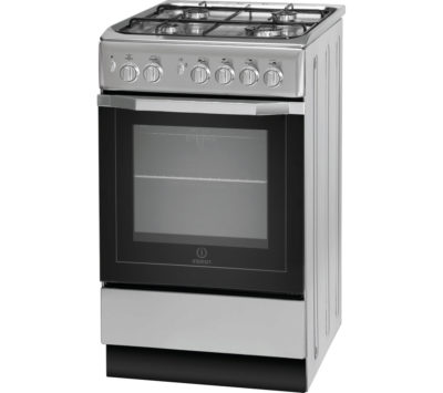 INDESIT  I5GG1S Gas Cooker - Silver